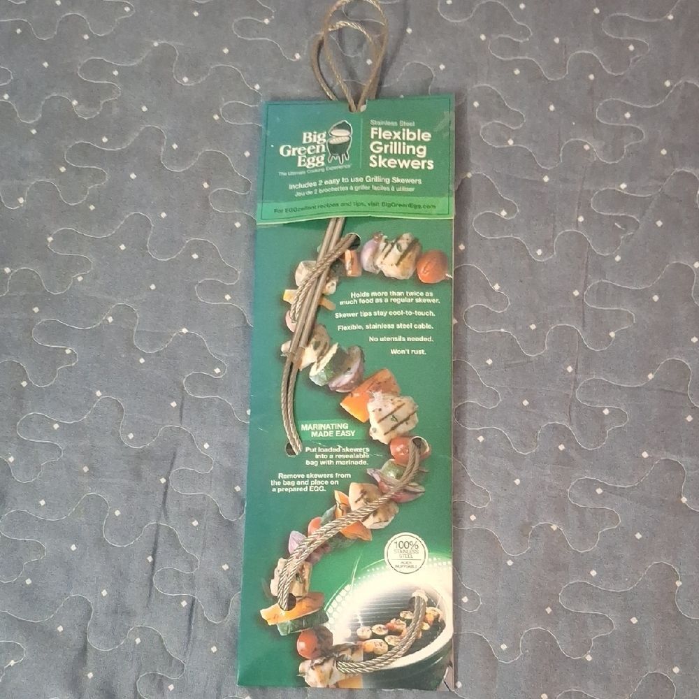 Big Green Egg Flexible Grilling Skewers - new